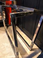Metalen tafel Onderstel, Huis en Inrichting, Tafels | Sidetables, Gebruikt, 100 tot 150 cm, Ophalen of Verzenden, Metaal