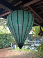 Zijden turquoose lampion, Ophalen, Nieuw, Stof, 50 tot 75 cm