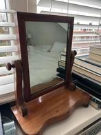 Antieke brocante kaptafelspiegel, Ophalen, Rechthoekig, Minder dan 50 cm, Minder dan 100 cm