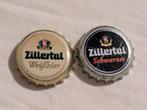 Zillertal Bierkroonkurken - Witbier & Schwarzbier, Verzamelen, Biermerken, Ophalen of Verzenden, Gebruikt, Flesje(s), Overige merken