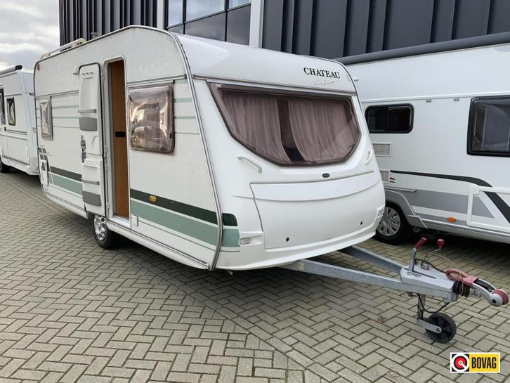 Chateau Caratt 466 C, Caravans en Kamperen, Caravans, Bedrijf, tot en met 4, 750 - 1000 kg, Standaardzit, Chateau, Frans bed, Overige typen