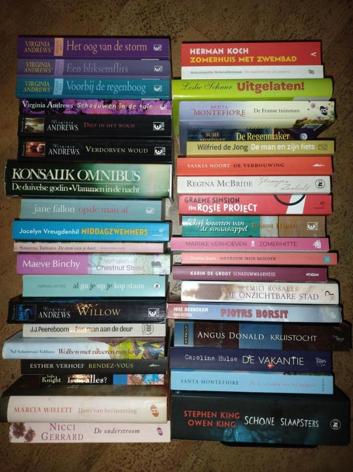 38 romans, vrijwel zo goed als nieuw, Boeken, Romans, Zo goed als nieuw, Nederland, Ophalen