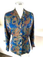 sale.....MARQUISE paisley zgan blouse 38 kobaltblauw CHCS, Blauw, Ophalen of Verzenden, Zo goed als nieuw, Maat 36 (S)