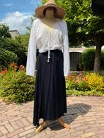 Summum satijnen maxi rok diep donkerblauw maat 38, Kleding | Dames, Rokken, Maat 38/40 (M), Blauw, Ophalen of Verzenden, Zo goed als nieuw