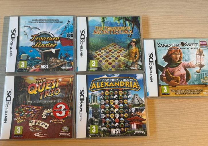 5 leuke puzzel games voor de Nintendo DS, Spelcomputers en Games, Games | Nintendo DS, Zo goed als nieuw, Puzzel en Educatief