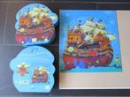 Djeco puzzel 54stukjes, Het schip van Roodbaard., Ophalen of Verzenden, Meer dan 50 stukjes, Zo goed als nieuw, 4 tot 6 jaar