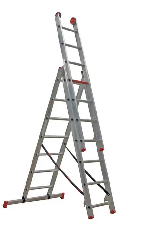 Altrex Reform Ladder 3x7 - Zo Goed Als Nieuw!, Doe-het-zelf en Verbouw, Ladders en Trappen, Zo goed als nieuw, Ladder, 4 meter of meer