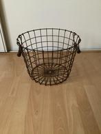 Metalen aardappelmand draadmand industrieel stoer sober, Ophalen of Verzenden, Zo goed als nieuw