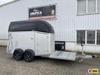 Bij Impex Bockmann aluminium Champion C CFF met koetsframe, Nieuw, 2-paards trailer