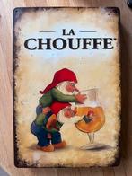 La Chouffe Reclamebord 30 bij 20, Verzamelen, Ophalen of Verzenden, Gebruikt, Reclamebord, Plaat of Schild, Overige merken