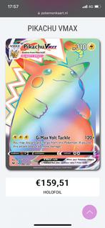 Pikachu Vmax, Ophalen of Verzenden, Zo goed als nieuw, Losse kaart
