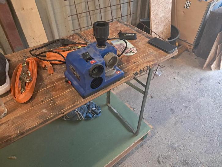 Borenslijper - Scheppach DBS 800, Doe-het-zelf en Verbouw, Gereedschap | Overige machines, Gebruikt, Ophalen