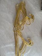Gouden Kledinghangers - Set van 20 stuks, Ophalen of Verzenden, Zo goed als nieuw, Metaal, Kinderen en Volwassenen