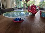 DE stippenservies taartplateau oilily, Huis en Inrichting, Ophalen, Overige stijlen