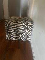 Zebra poef, Huis en Inrichting, Woonaccessoires | Overige, Ophalen, Zo goed als nieuw