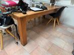 Eettafel zeer robuuste en zwaar., Ophalen, Gebruikt, Geen, 200 cm of meer