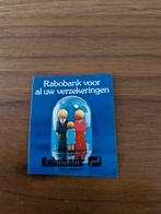 4395 Vintage Rabobank Verzekeringen Reclame Sticker, Verzamelen, Stickers, Ophalen of Verzenden, Gebruikt