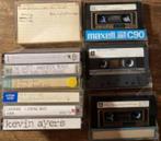 SET 877 12 X ZELFOPGENOMEN CASSETTEBANDJES PROGRESSIEVE ROCK, MAXELL, Gebruikt, MAXELL, 2 t/m 25 bandjes