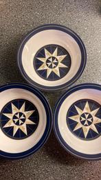 3 schaaltjes Mepal windrois travel campingservies, Ophalen of Verzenden, Zo goed als nieuw