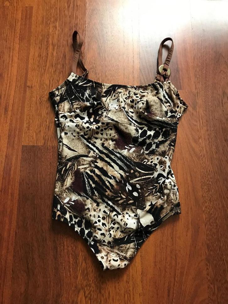 Nieuw - Lise Charmel animal tijgerprintbadpak grotere cup S, Kleding | Dames, Badmode en Zwemkleding, Nieuw, Badpak, Bruin, Ophalen of Verzenden