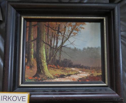 BOSPAD MET VERGEZICHT * Olieverf op Linnen *, Antiek en Kunst, Kunst | Schilderijen | Klassiek, Verzenden