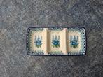 Bunzlau Schaaltje 3 vakjes 🩵💙🩵, Huis en Inrichting, Keuken | Servies, Keramiek, Nieuw, Ophalen of Verzenden, Schaal of Schalen