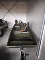 Visboot Alumacraft platbodem 425cm, Watersport en Boten, Ophalen, Gebruikt, Tot 10 pk, 3 tot 6 meter