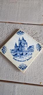 Delfts Blauw Tegel - Amsterdamse Poort Haarlem, Antiek en Kunst, Antiek | Wandborden en Tegels, Ophalen of Verzenden