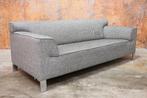ZGANieuw! grijze stoffen Leolux Pode Edit designbank, Leolux, Leolux, Driepersoons, 75 tot 100 cm