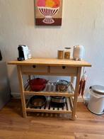 Keukenblokje met wieltjes (FÖRHÖJA), Huis en Inrichting, Ophalen, 50 tot 100 cm, Zo goed als nieuw, Minder dan 100 cm