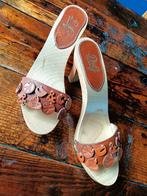 Dolce y Gabbana zomer muiltjes, Dolce & Gabbana, Bruin, Gedragen, Sandalen of Muiltjes