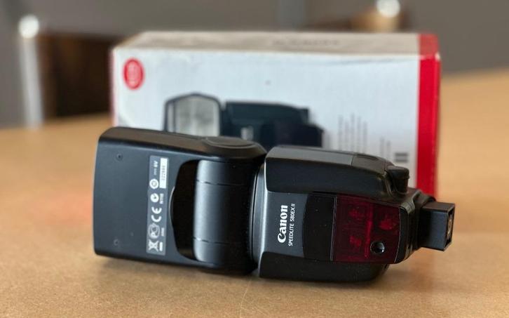 Canon Speedlite 580EX II occasion, Audio, Tv en Foto, Fotografie | Flitsers, Canon, Kantelbaar, Ophalen of Verzenden