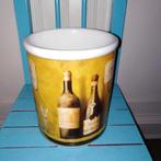 Wijnkoeler met leuke print van aardewerk, Huis en Inrichting, Keuken | Keukenbenodigdheden, Ophalen, Zo goed als nieuw