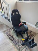 Thrustmaster Racestoel + F1 2024 (PS5/PS4), Ophalen of Verzenden, Zo goed als nieuw, Playseat of Racestoel, PlayStation 4