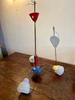 Vintage hanglamp jaren 50, Ophalen, Gebruikt, Glas, Jaren 50
