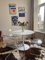 Ronde tafel, Huis en Inrichting, Tafels | Eettafels, Ophalen, Zo goed als nieuw, Rond, 100 tot 150 cm