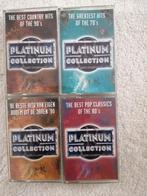 4 Cassettebandjs, Platinum collection '70,' 80 en '90 jaren, Cd's en Dvd's, Cassettebandjes, Ophalen of Verzenden, Zo goed als nieuw