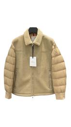 Moncler Jumeaux Logo Lambskin winterjas beige Maat M L, Ophalen of Verzenden, Nieuw, Overige maten, Beige