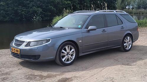 Saab 9-5 2.3 T Sport Estate 2008 Grijs, Auto's, Saab, Particulier, Saab 9-5, Benzine, D, Stationwagon, Handgeschakeld, Origineel Nederlands