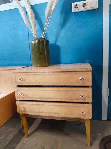 Vintage ladekastjes 2 stuks mid century jaren 60 beschikbaar voor biedingen