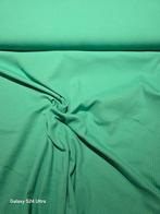 Tricot ribbel turquoise, Overige materialen, 120 cm of meer, Nieuw, Ophalen of Verzenden