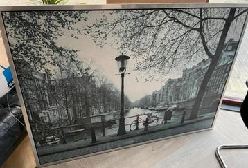 Amsterdam rode fiets poster 140x100cm beschikbaar voor biedingen