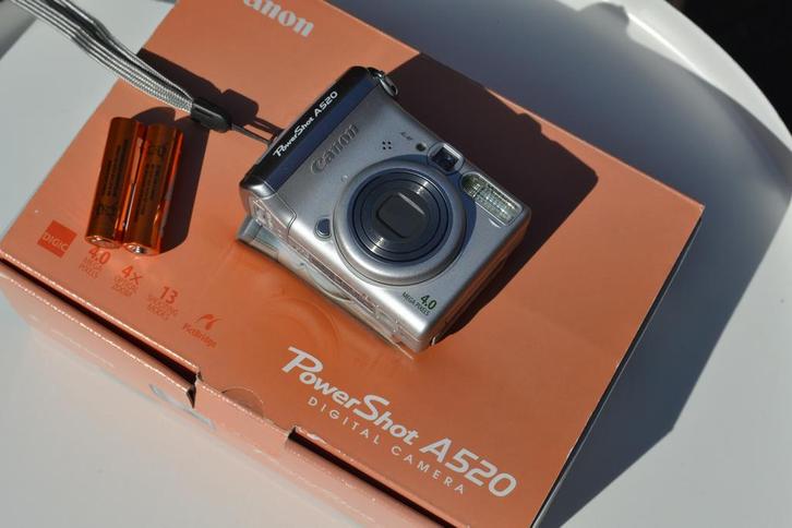 Canon Powershot A520, Audio, Tv en Foto, Fotocamera's Digitaal, Zo goed als nieuw, Compact, Canon, Minder dan 4 keer, Ophalen of Verzenden