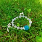 Maansteen Armband 8mm, Ophalen, Overige materialen, Blauw, Nieuw