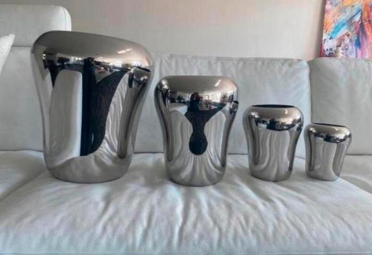 Vaas Alessi BaBà 4 formaten, 8 stuks ZGAN, Huis en Inrichting, Woonaccessoires | Vazen, Zo goed als nieuw, Overige kleuren, Minder dan 50 cm