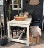 Tafel, Tuin en Terras, Gebruikt, Rechthoekig, Ophalen of Verzenden, Hout