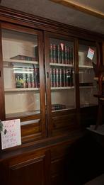 Kersenhout bibliotheek kast, Ophalen, Gebruikt