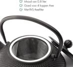 Bredemeijer - Theepot Jang 0,8L gietijzer zwart, Verzenden, Overige typen, 2103sp, Overige stijlen