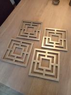 Pannenonderzetters RVS Design - 4 stuks, Ophalen of Verzenden, Nieuw, Pot of Pan