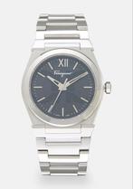 Ferragamo vega - horloge silver coloured black, Staal, Zo goed als nieuw, Polshorloge, Ophalen